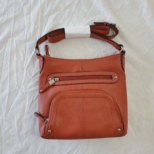 Tignanello Burnt Orange leather Handbag
